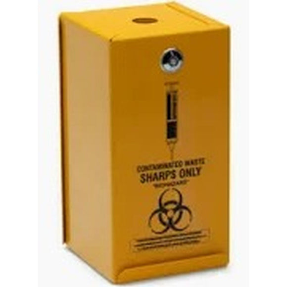STEEL SHARPS DISPOSAL UNIT 2L
