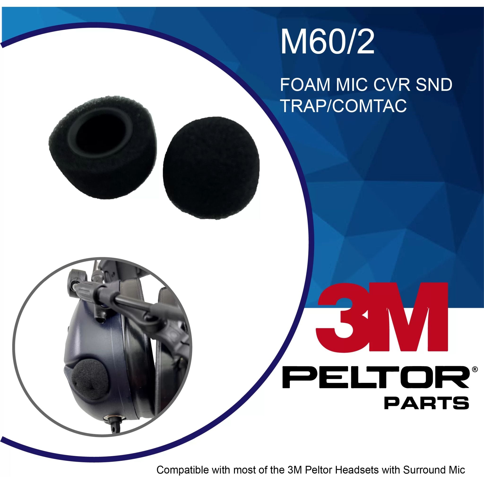 LITE COM SURROUND MIC FOAM