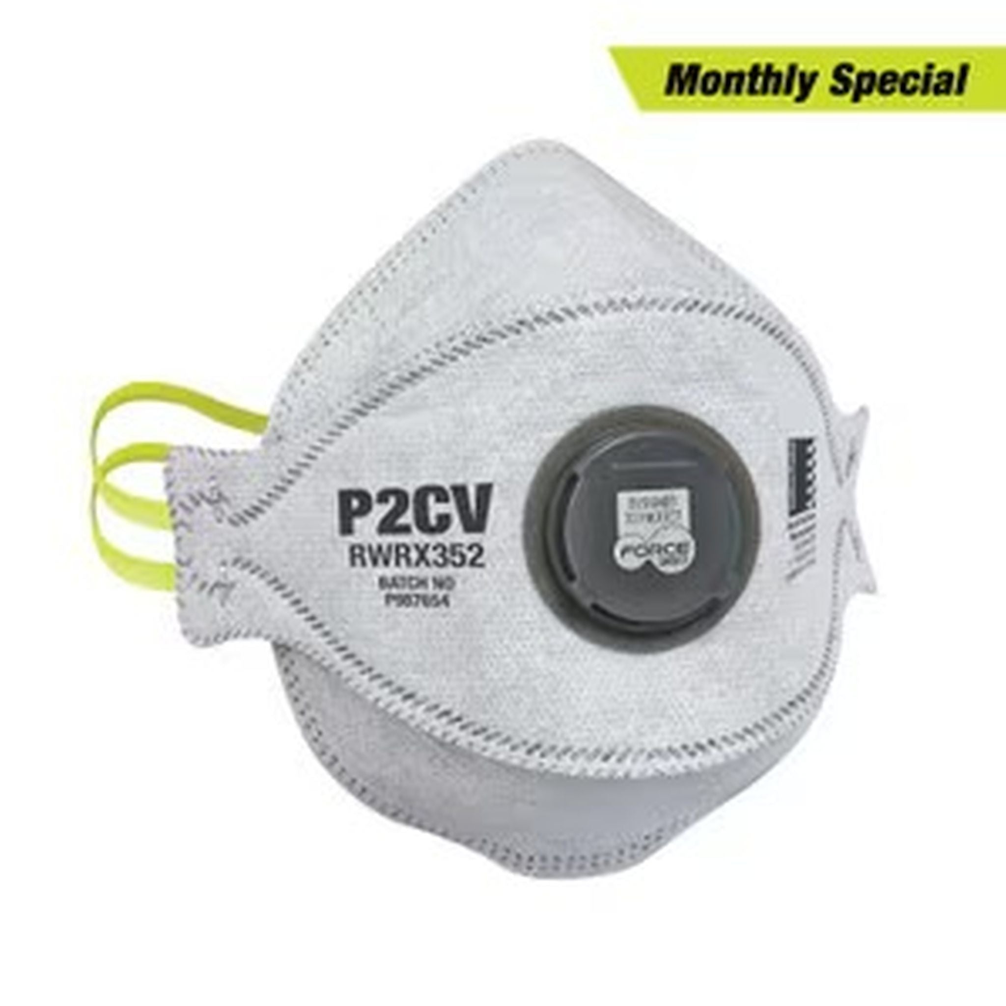 DUST MASK CARBON FLATFOLD + VALVE 