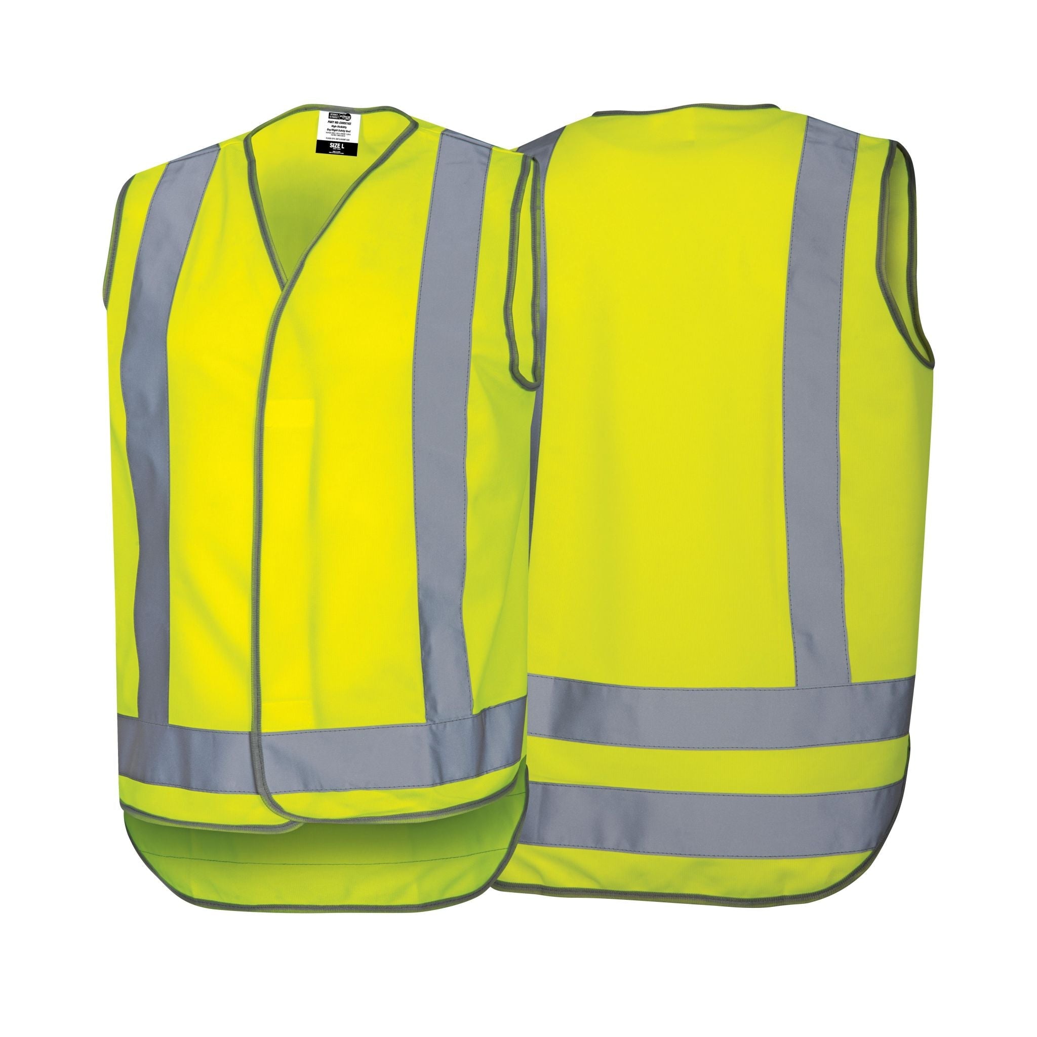 VEST HI VIS REFLECTIVE YELLOW SMALL