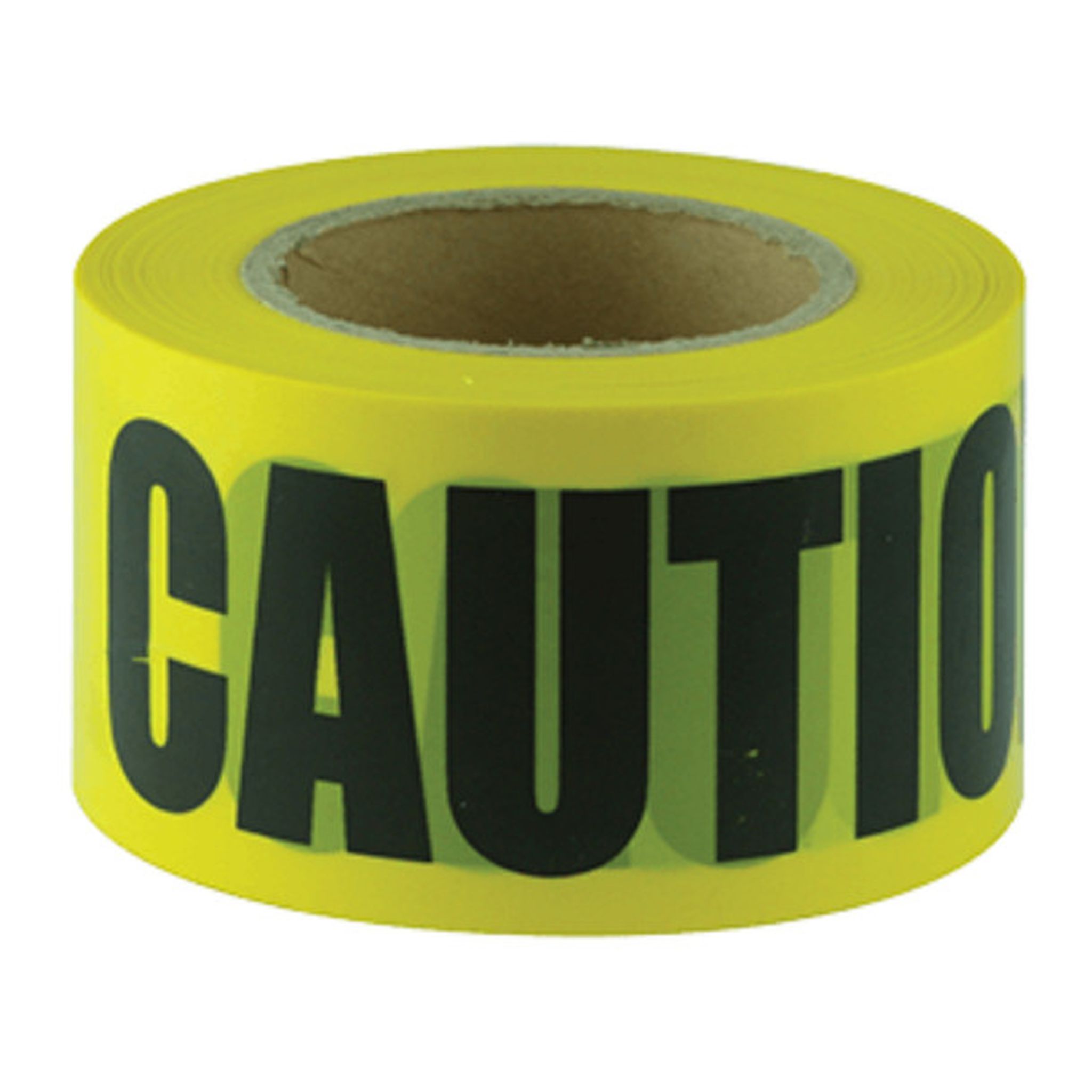 WARNING TAPE (CAUTION) YELL/BLK 75MMX 16.4M