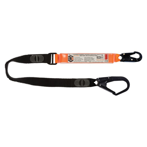 LANYARD SINGLE LEG ELASTIC 1.8m