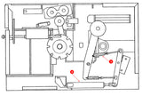 DOOR LOCK AND CONDENSER DRIVE IDLER