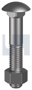 CUP HEAD BOLT & NUT BSW (F-BSWCB)