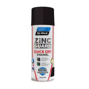 PAINT AEROSOL QUICK DRY ENAMEL FLAT BLACK 325G (M-230932101)