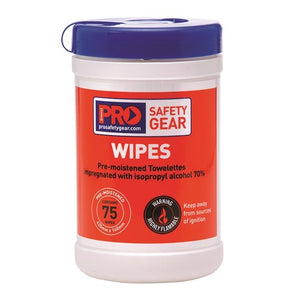 SANITIZER WIPES ALCOHOL (PACK 75) (M-CW75)