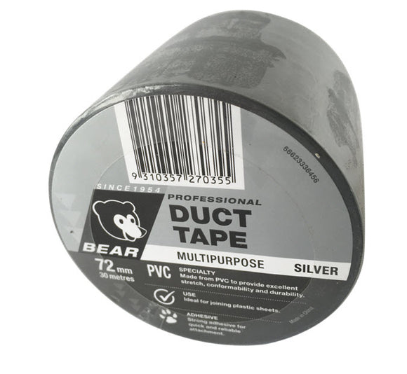 TAPE DUCT SILVER 72mm X 30m (P-66623336456)