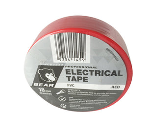 TAPE ELECTRICAL RED 18mm X 20m (P-66623336458)