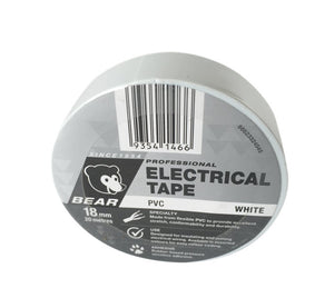 TAPE ELECTRICAL WHI 18mm X 20m (P-66623336545)