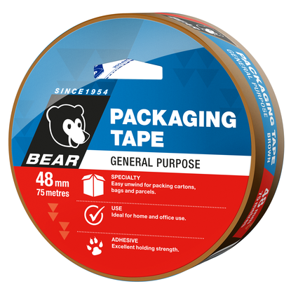 TAPE PACKING BROWN 48mm X 75m (P-66623336598)