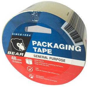 TAPE PACKING CLEAR 48mm X 75mm (P-66623336599)