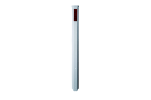 GUIDE POST 1.35m STEEL ROLLED EDGE 200 x 50 WHITE (SAF-1630601)