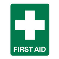 SIGN - FIRST AID 300 x 225mm POLY (SAF-840044)