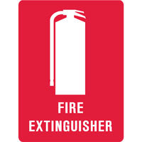SIGN - FIRE EXTINGUISHER 300 x 225mm POLY (SAF-841043)