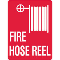 SIGN - FIRE HOSE REEL 300 x 225mm POLY (SAF-841061)
