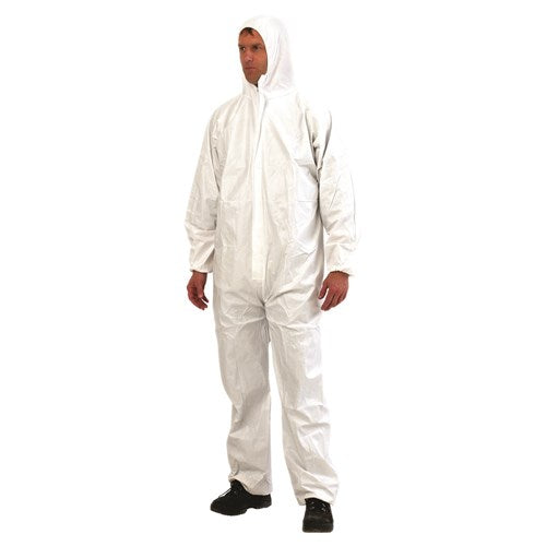COVERALL CHEMICAL WHITE (SAF-DOWP)